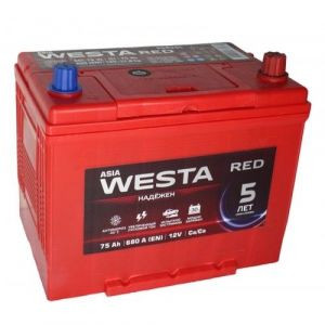Аккумулятор 6ст- 65 Westa ASIA (о.п. 590А) (230*172*225) SMF 75D23L