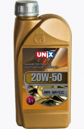 Масло мотор. 20w50 UNIX SF/CC (минер.)   1л Масло мотор. 20w50 UNIX SF/CC (минер.)   1л