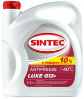 Антифриз A-40 Sintec LUX G12+ (красный) (5,5 кг)АКЦИЯ 10% 1*4шт Антифриз A-40 Sintec LUX G12+ (красный) (5,5 кг)АКЦИЯ 10% 1*4шт