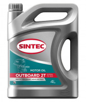 Масло мотор. для двухтактных двигателей SINTEC Outboard 2T TC-W3 (4л) 1*4шт Масло мотор. для двухтактных двигателей SINTEC Outboard 2T TC-W3 (4л) 1*4шт