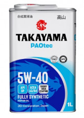 Масло мотор.  5W40 TAKAYAMA  PAOtec A3/B4 SP  1л (1*12шт) Масло мотор.  5W40 TAKAYAMA  PAOtec A3/B4 SP  1л (1*12шт)