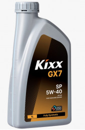 Масло мотор.  5W40 Kixx GX7 SP пластик (1 л.) 1*12 шт.