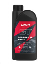 Ln7723 Масло мотор. 4T LAVR MOTOGT OFF ROAD, (1 л) 1*16шт Ln7723 Масло мотор. 4T LAVR MOTOGT OFF ROAD, (1 л) 1*16шт