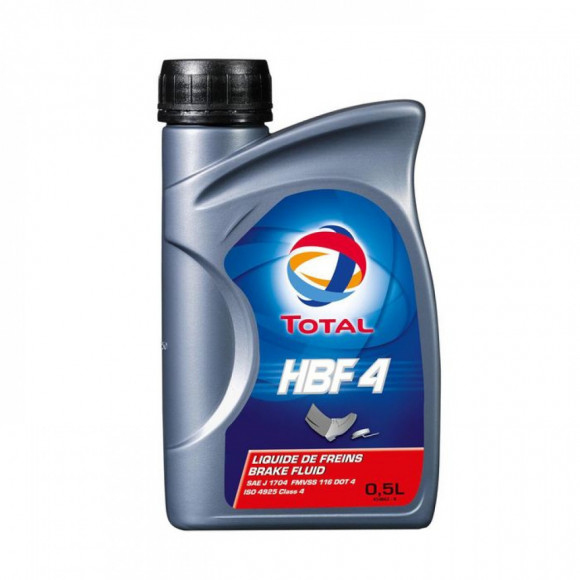 Жидкость тормозная TOTAL HBF 4  DOT4 (0,5 л) (1*12)