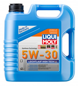 Масло мотор.  5W30 Liqui Moly Leichtlauf High Tech LL API SL/CF ACEA A3/B4 пластик (5 л.) 1*4 шт.