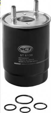 Фильтр топливный SCT ST 6136 RENAULT Megane III 1.9 dCi FAP-SUZUKI Grand Vitara 1.9 DDiS Фильтр топливный SCT ST 6136 RENAULT Megane III 1.9 dCi FAP-SUZUKI Grand Vitara 1.9 DDiS