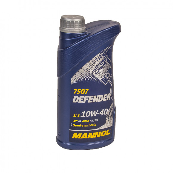 Масло мотор.10W40 MANNOL 7507 Defender ACEA A3/B3 API SN (1л.) 1*20шт.