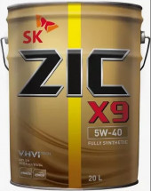 Масло мотор.  5W40 ZIC X9 API SP ACEA A3/B4 (синт.) 20 л. металл