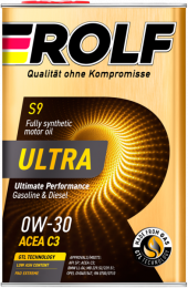 Масло мотор. ROLF ULTRA 0W30 ACEA C3 API SP 4л+1л (1*3шт)