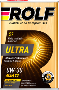 Масло мотор. ROLF ULTRA 0W30 ACEA C3 API SP 4л+1л (1*3шт)