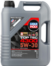 Масло мотор. 5W30 Liqui Moly Top Tec 4300 SP C2/C3 пластик (5 л.) 1*4 шт. Масло мотор. 5W30 Liqui Moly Top Tec 4300 SP C2/C3 пластик (5 л.) 1*4 шт.
