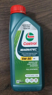 Масло мотор.  5W30 Castrol Magnatec A5 SN пластик (1 л.) 1*12 шт. (Ford)