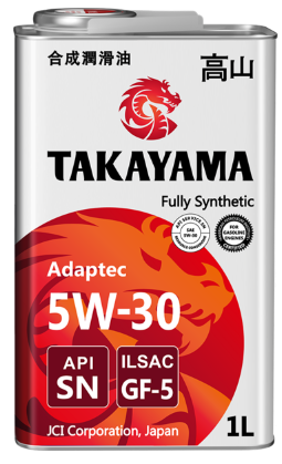Масло моторное TAKAYAMA SAE 5W30 ILSAC GF-5 API SN 1л (1*12шт) NEW