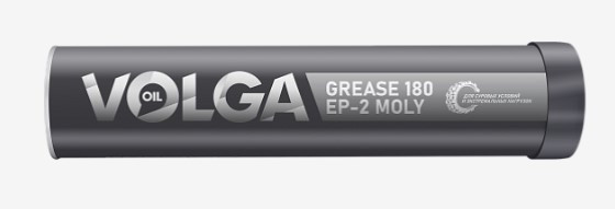 Смазка Волга-Ойл Grease 180 ЕP-2 Moly 390г (1*15шт)